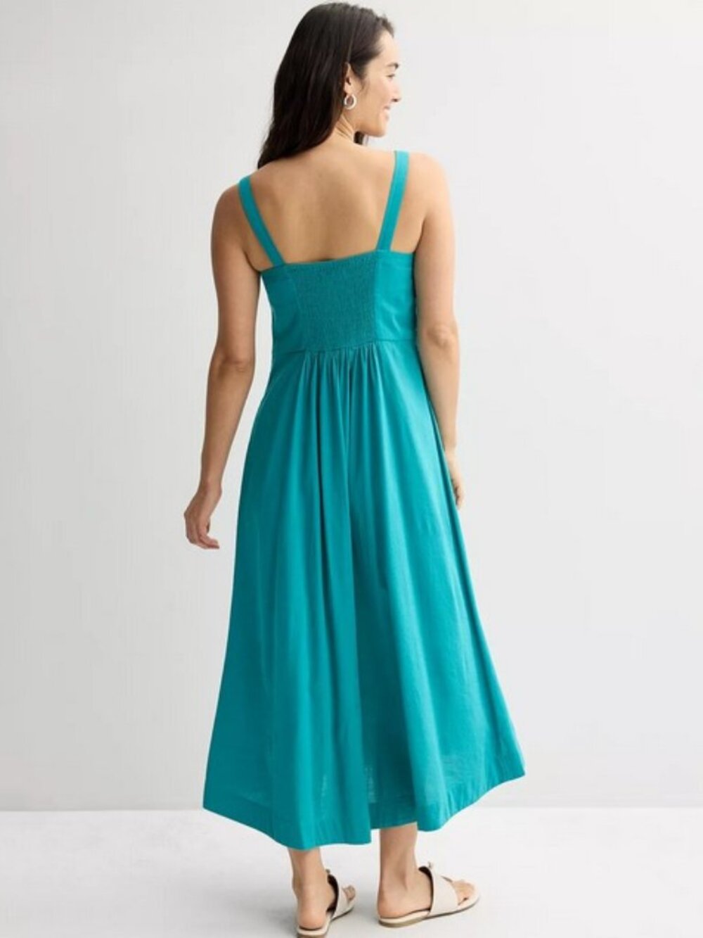 Sonoma Pintuck Tank Maxi Dress 0X - Picture 3 of 9
